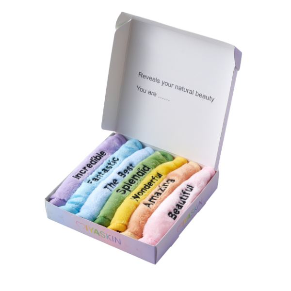 7 lingettes démaquillantes lavables XL